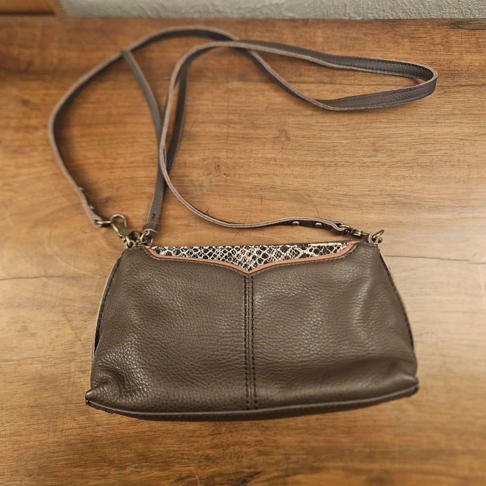 The‎ Sak Silverlake Leather 3-in-1 Zip Crossbody One Size Brown Bag Purse